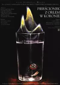 Pierścionek z orłem w koronie